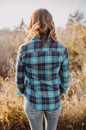 Turquoise Flannel