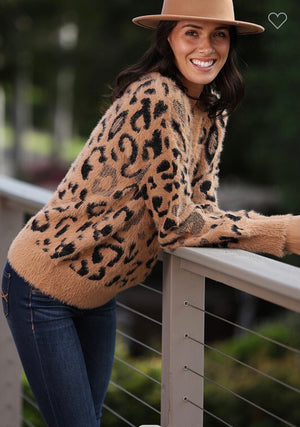 Soft Leopard Sweater
