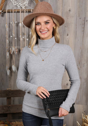 Brushed Ribbed Cozy Top