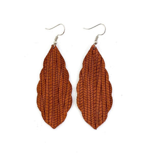 Palm Leather Earrings