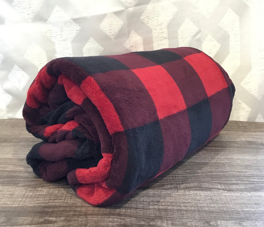 Buffalo Plaid Fleece Blanket
