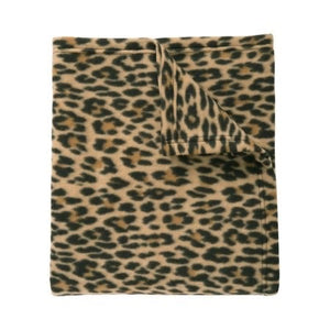 Leopard Fleece Blanket